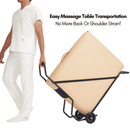 Porta-Lite Wheeled Trolley Massage Table Transportation Cart