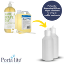 250ml Flip Top Cap Plastic Refillable Bottle - Massage Store UK